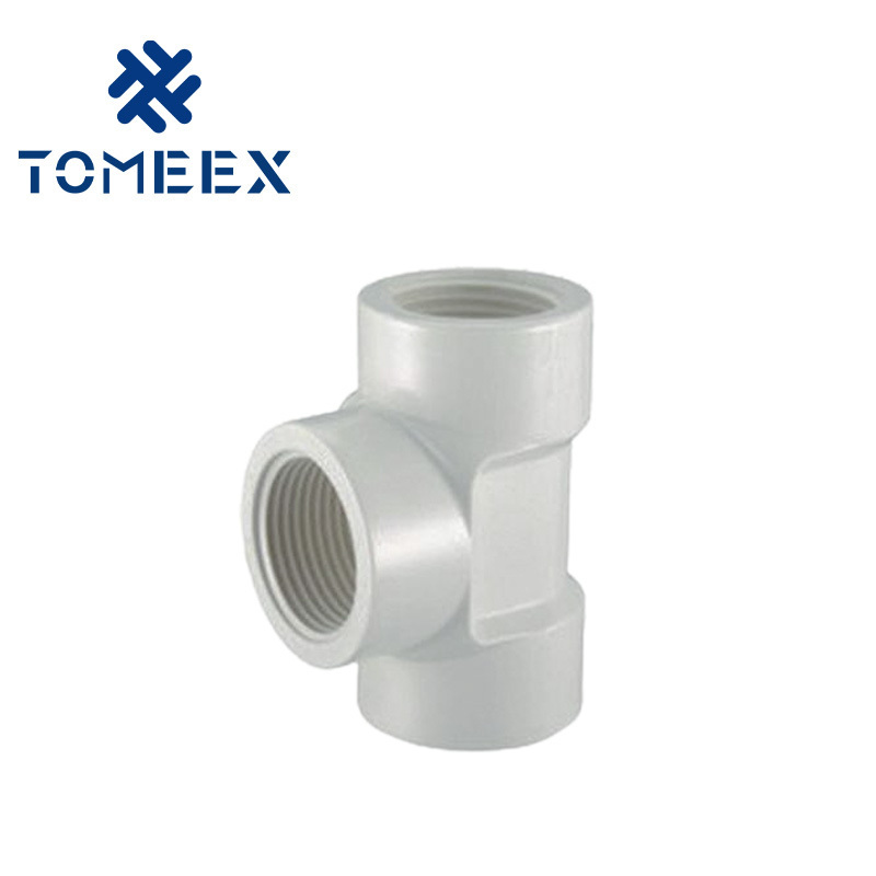 offer Full range black white grey colored pvc conduit connectors pipe fittings electrical pvc