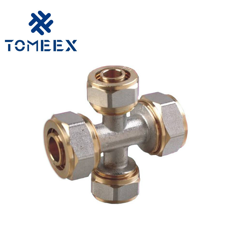 pvc/ppr pex al pipe and brass/copper female/male PEX Brass  fittings for floor heating, water conjunction