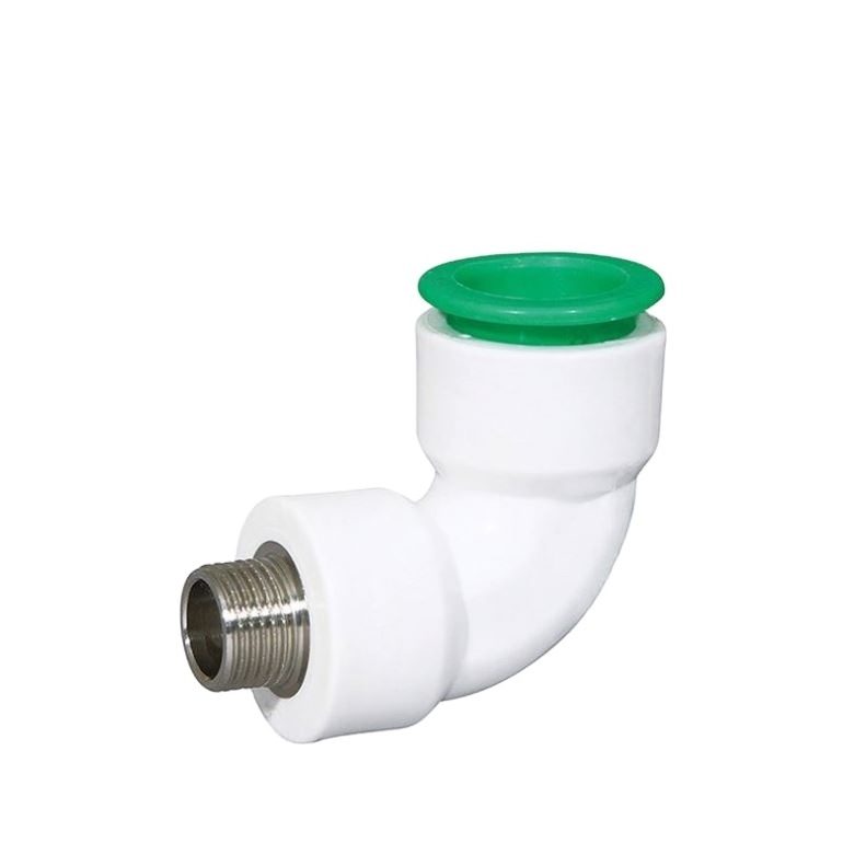 PPR QUICK PIPE FITTING Water Union Plastic Quick PPR 90 degree Reducing Elbow with steel core