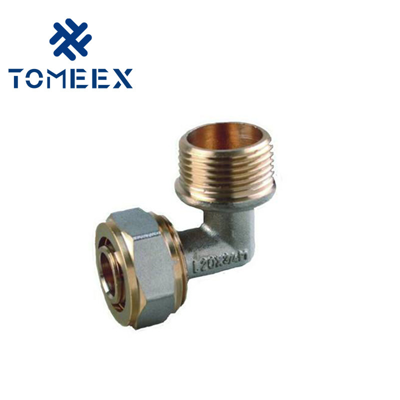 pvc/ppr pex al pipe and brass/copper female/male PEX Brass  fittings for floor heating, water conjunction