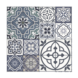 Popular Custom Shape Beautiful Durable Waterproof Tile Floor Sticker For Home And Dorm