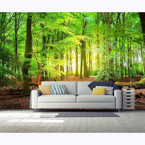 Living room extra large nature landscape wall murals scenery jungle bedroom muralcouches art decor paintings forest wallpaper