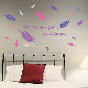 Wall Sticker  Room Decoration  Printing Layers Stairs PVC self-adhesive wallpaper