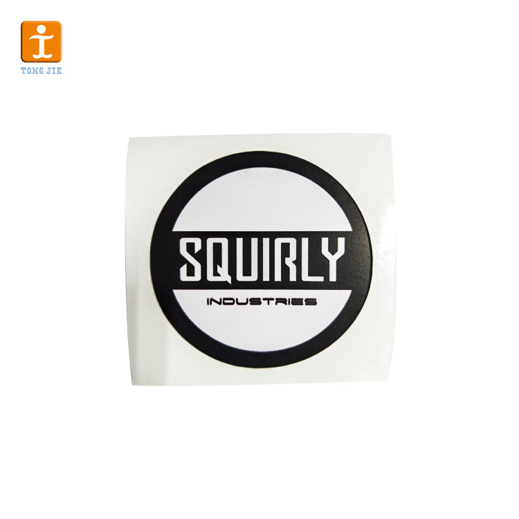 Color Logo Print Label Adhesive Sticker With Brand Name