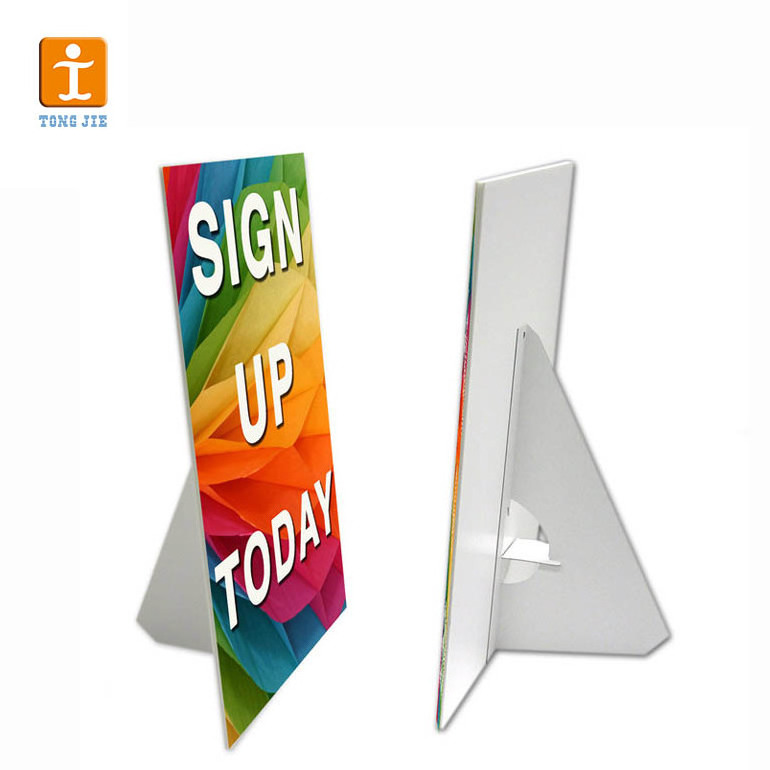 Indoor plastic sign stand up board digital sign boards for advertising