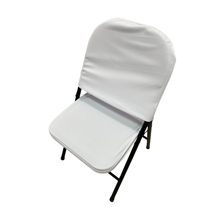 Folding Chair Covers Dining Chair Slipcover Elastic Backrest Seat Protector for Office Hotel Home Decor Church Chairs Cover