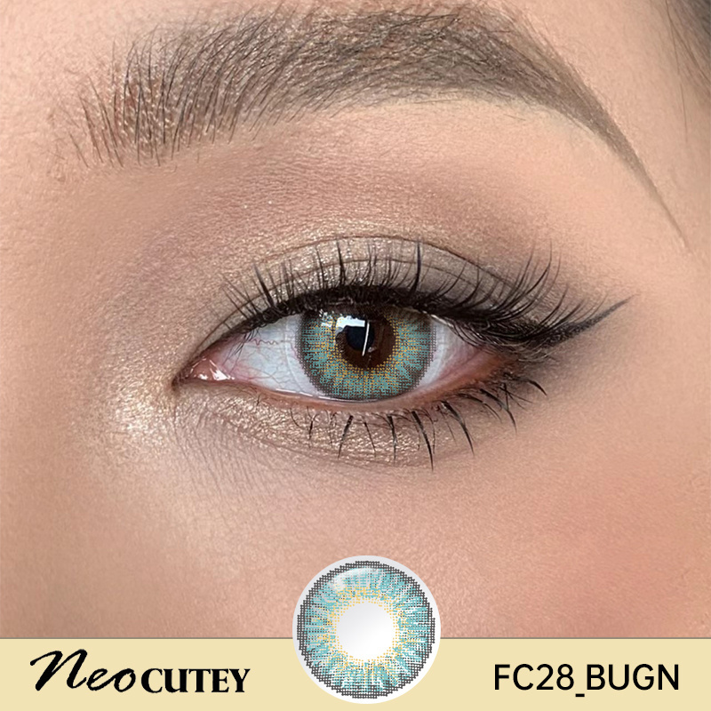 Factory Direct  Neocutey transparent contact lenses eyes lanses star green contacts