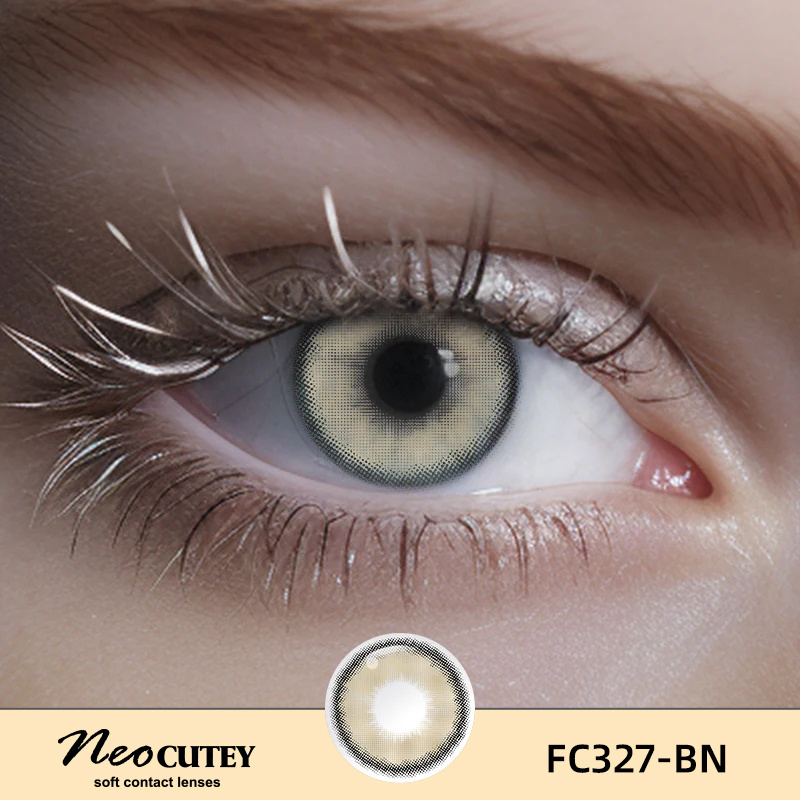 Factory Direct Neocutey Silvana myopia control lens soft lens natural brown color lenses 14.00mm HIDROCOR lenses contact