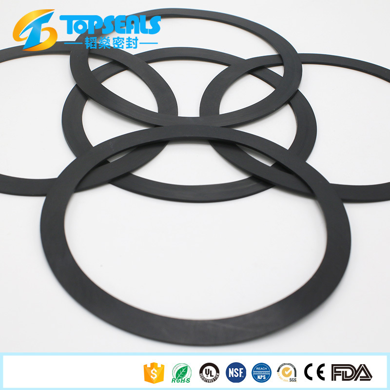 Good Chemical Resistance Rubber Seals Silicon Fkm ffkm Kalrez rubber rings manufacturer