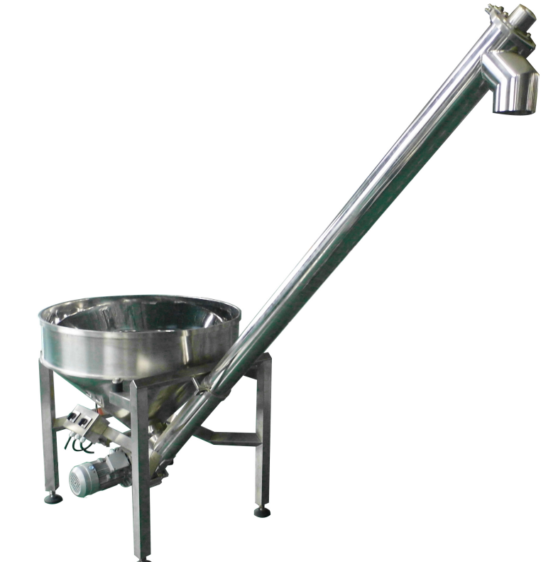 High level  Grain Screw Auger Conveyor For Transporting Feeding stainless steel made