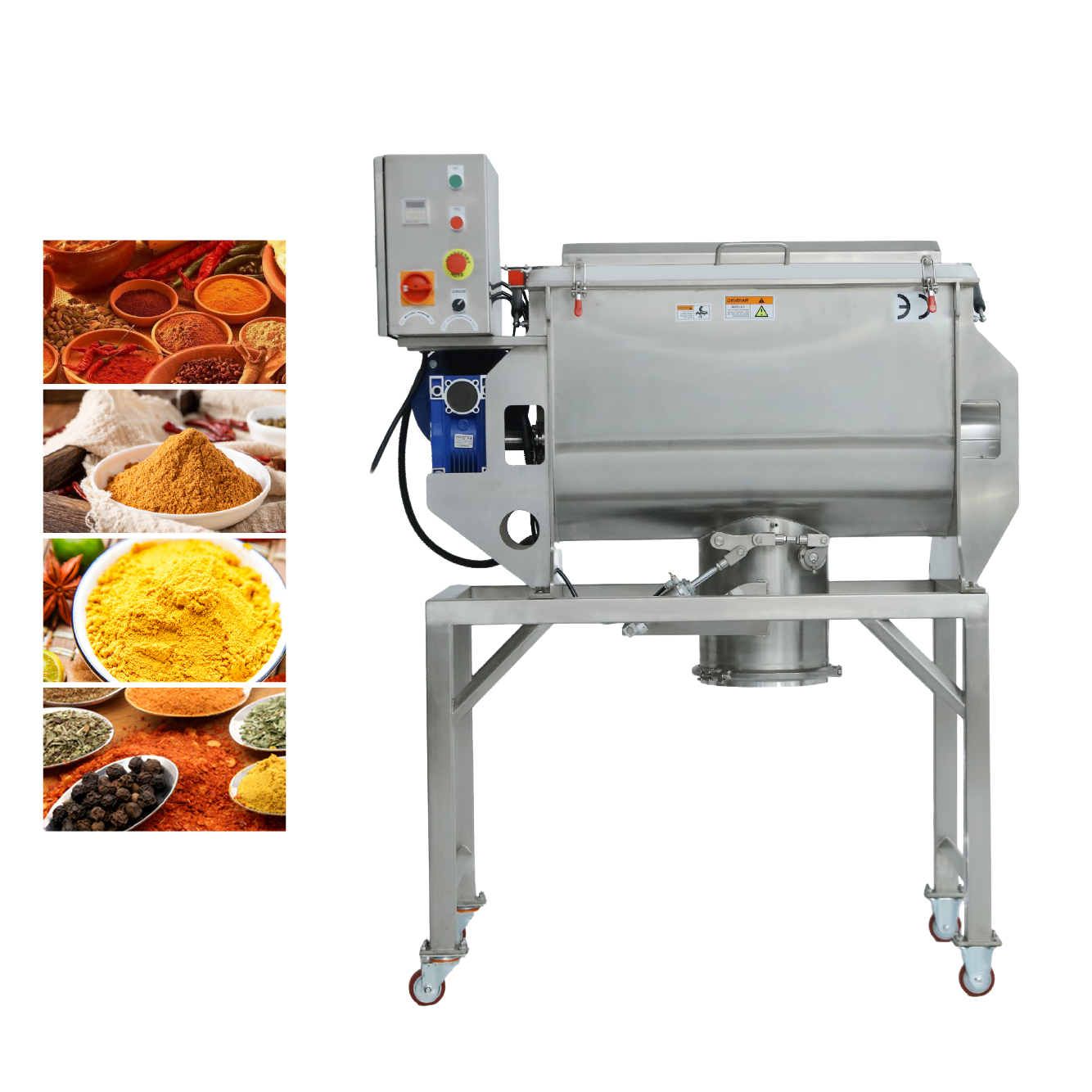 Fast 5000kg Seasoning Flavoring Spice Powder Mixer