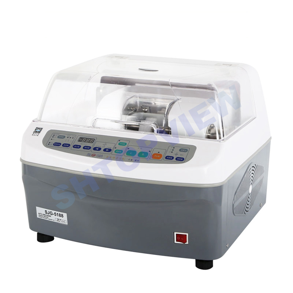 China hot selling SJG-5188 optical Auto Lens Edger cutting machine for PC CR GL Glasses