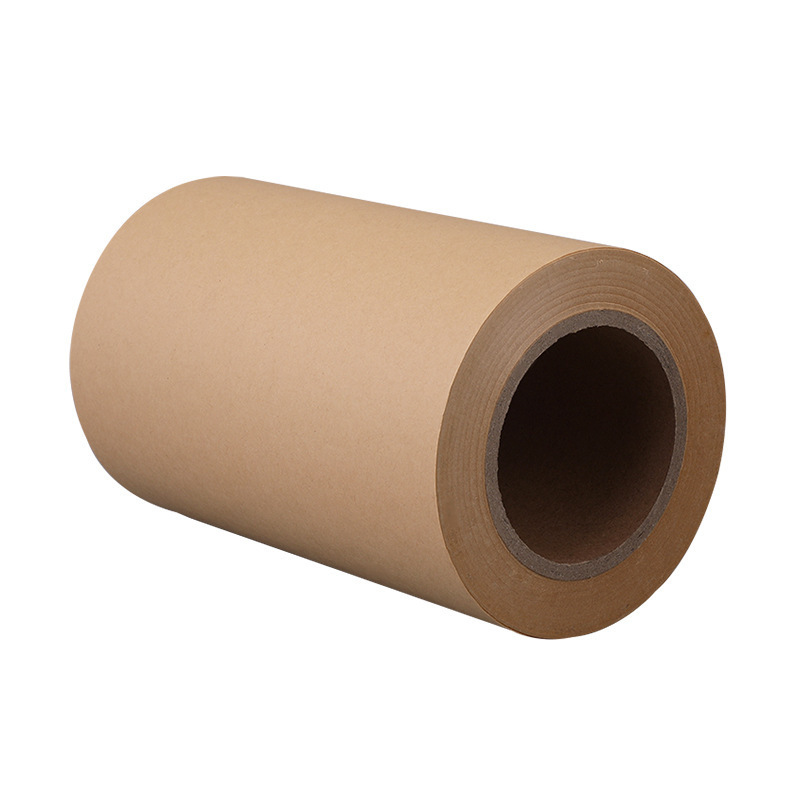 Production supply 85-120gsm brown white  silicone coated kraft paper giant rolls pe paper