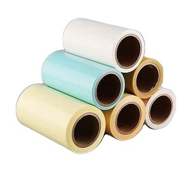 High quality Yellow white brown blue silicone coated release paper giant roll