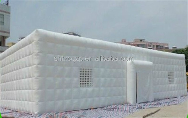 Large outdoor air tent blow up cube wedding party tent/inflatable camping tent for sell