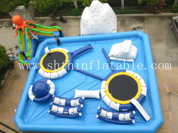 small inflatable water park/mini water parks/aqua park