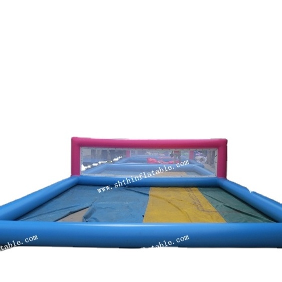 Inflatable volleyball court, inflatable water volleyball equipments for sale and rental