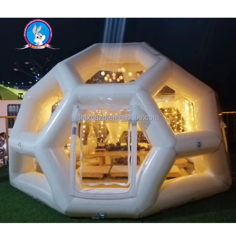 High quality attractive inflatable clear football dome bubble tent/inflatable bubble tent for advertising,party,camping,events