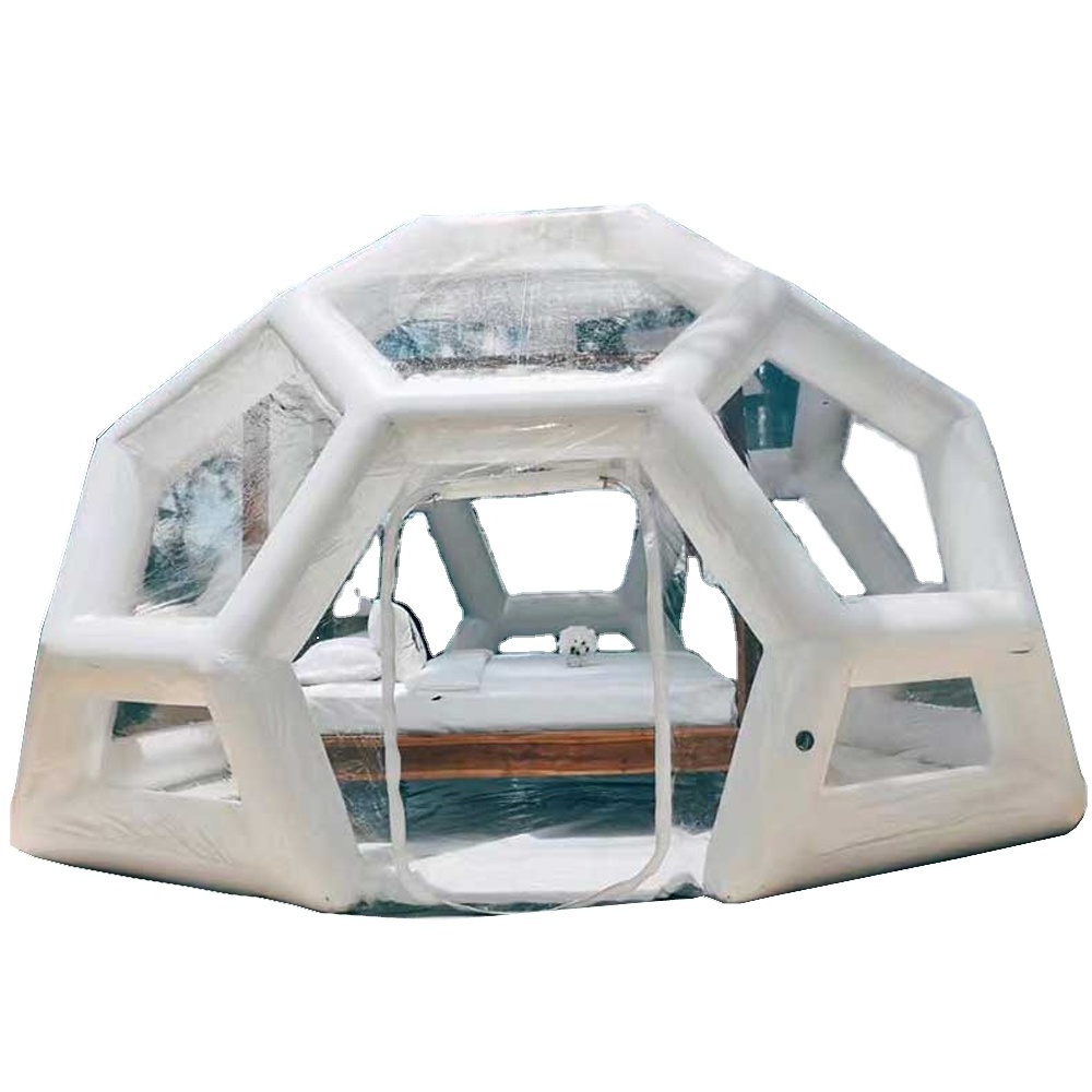 High quality attractive inflatable clear football dome bubble tent/inflatable bubble tent for advertising,party,camping,events