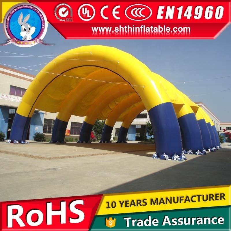 Outdoor inflatable event tent for wedding advertising car tent