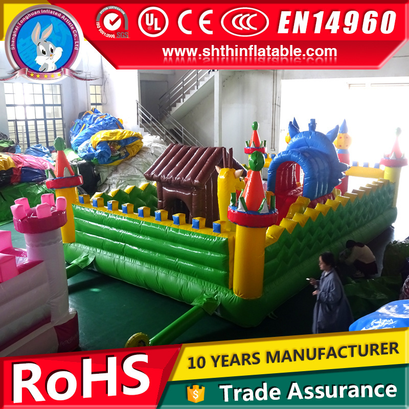 Inflatable playground, fun city , amusement park for kids on sale