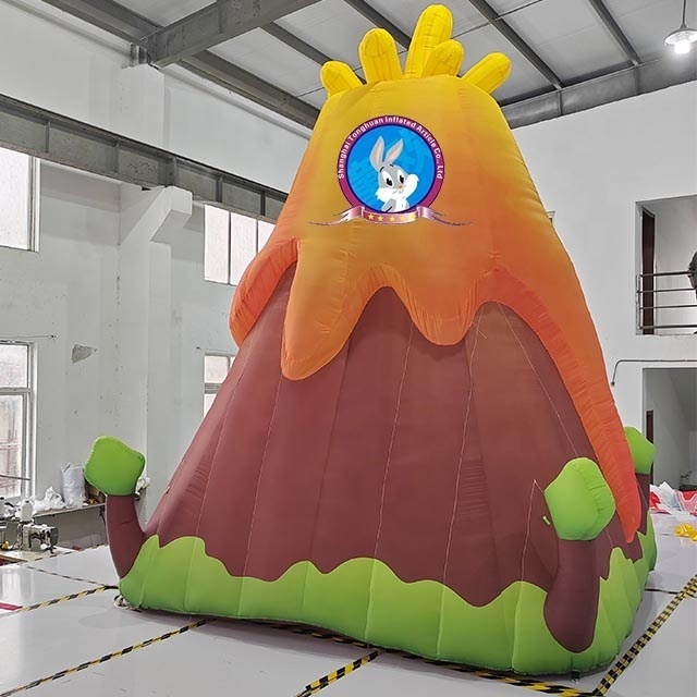 Advertise  Inflatable Volcano  Model PVC Or Oxford Customized Volcano Factory