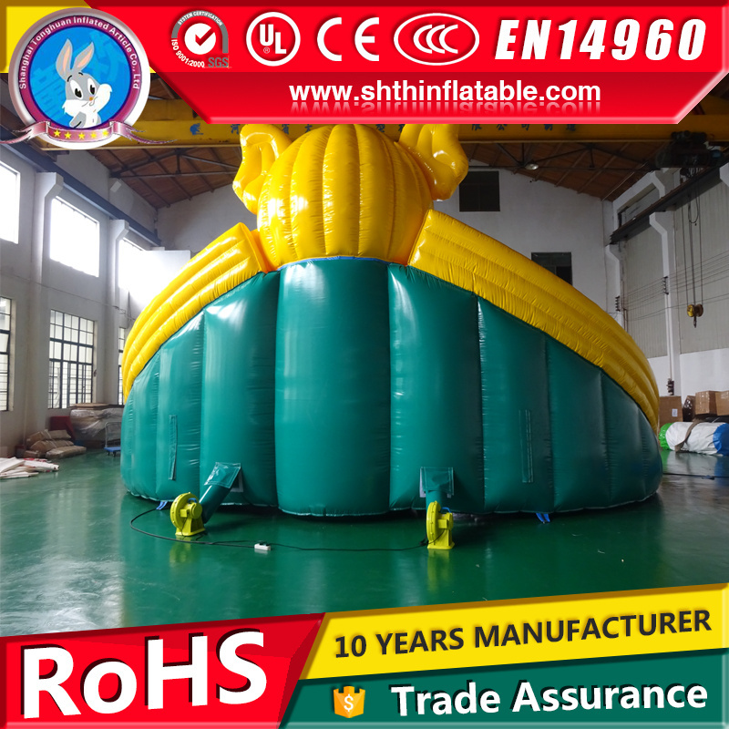 Shanghai Wholesale Inflatable water stair slide for kids and adults