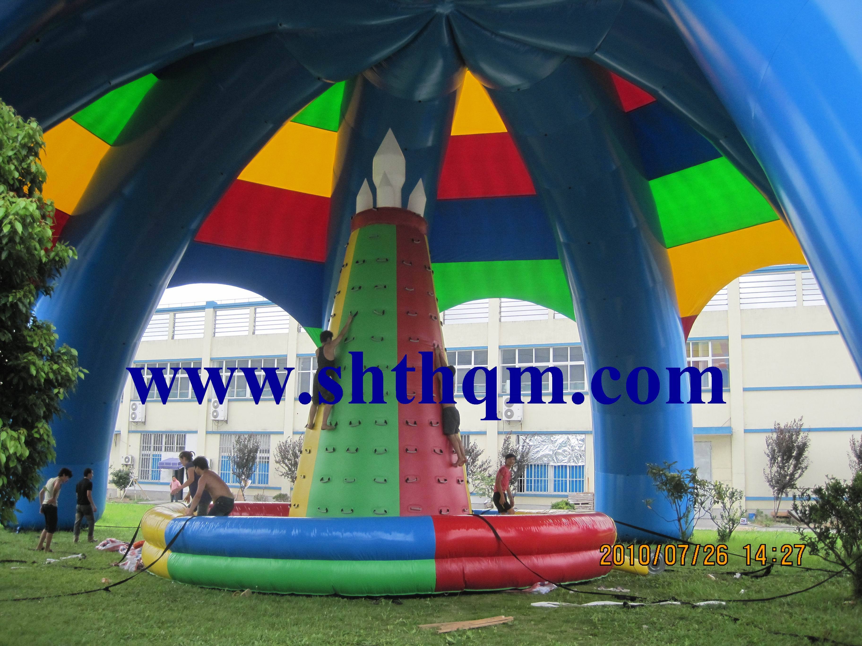 customized large inflatable cube octopus tents for camping or event on sale/Dia 30m (98ft) inflatable party tent hot sell