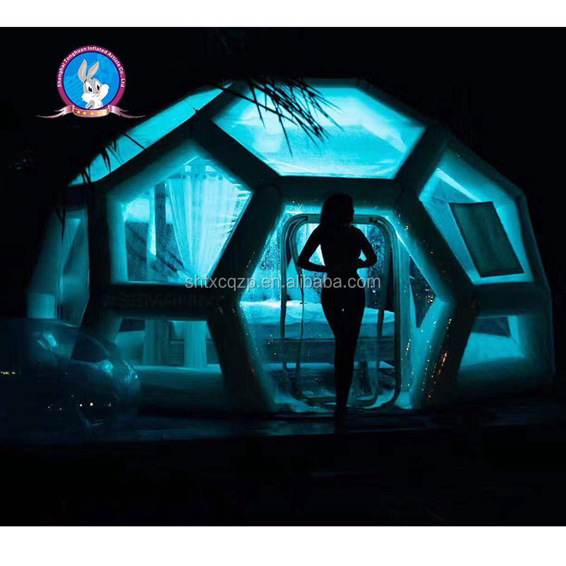 High quality attractive inflatable clear football dome bubble tent/inflatable bubble tent for advertising,party,camping,events