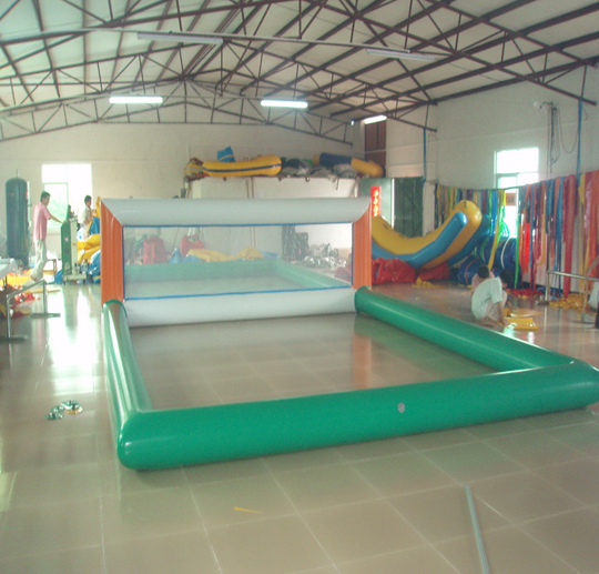 inflatable water volleyball court outdoor portable  tennis court  for sale