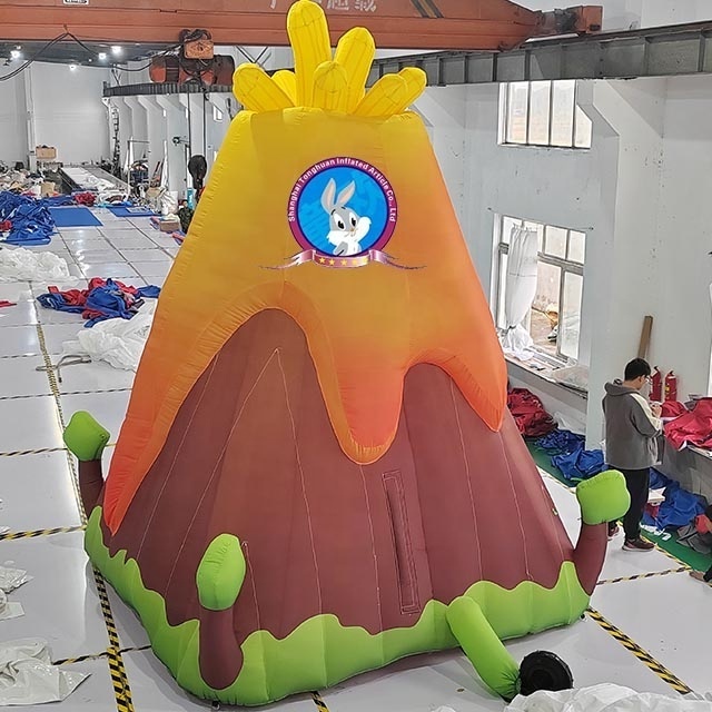 Advertise  Inflatable Volcano  Model PVC Or Oxford Customized Volcano Factory