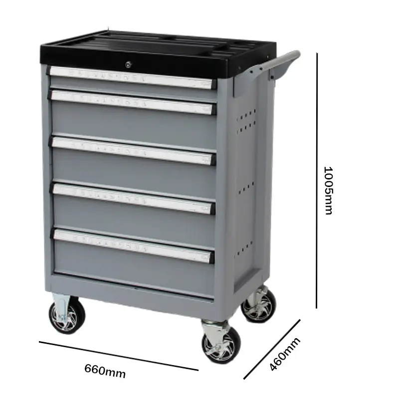 Workshop Workbench Garage Trolley Tool Set Storage Professional Heavy Duty Drawer Tool Cabinet With Wheels