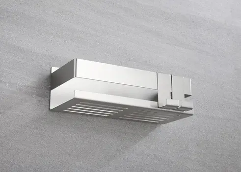 Bathroom Shelving With Drain Sink 304 Stainless Steel Bathroom Wall Hanging Shower Stand