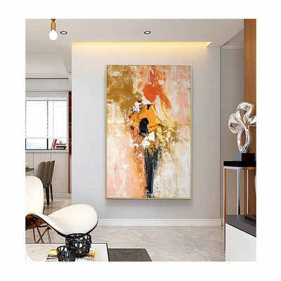 Large Wall Painting On Canvas Handmade Oil Vertical Abstract Art Decorative Pictures For Living Room Wall