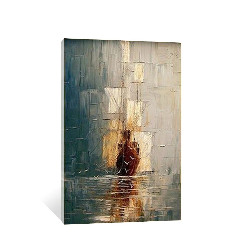 wholesale and Etsy dropshipping wall art oil painting abstract oil painting 100% handmade oil painting