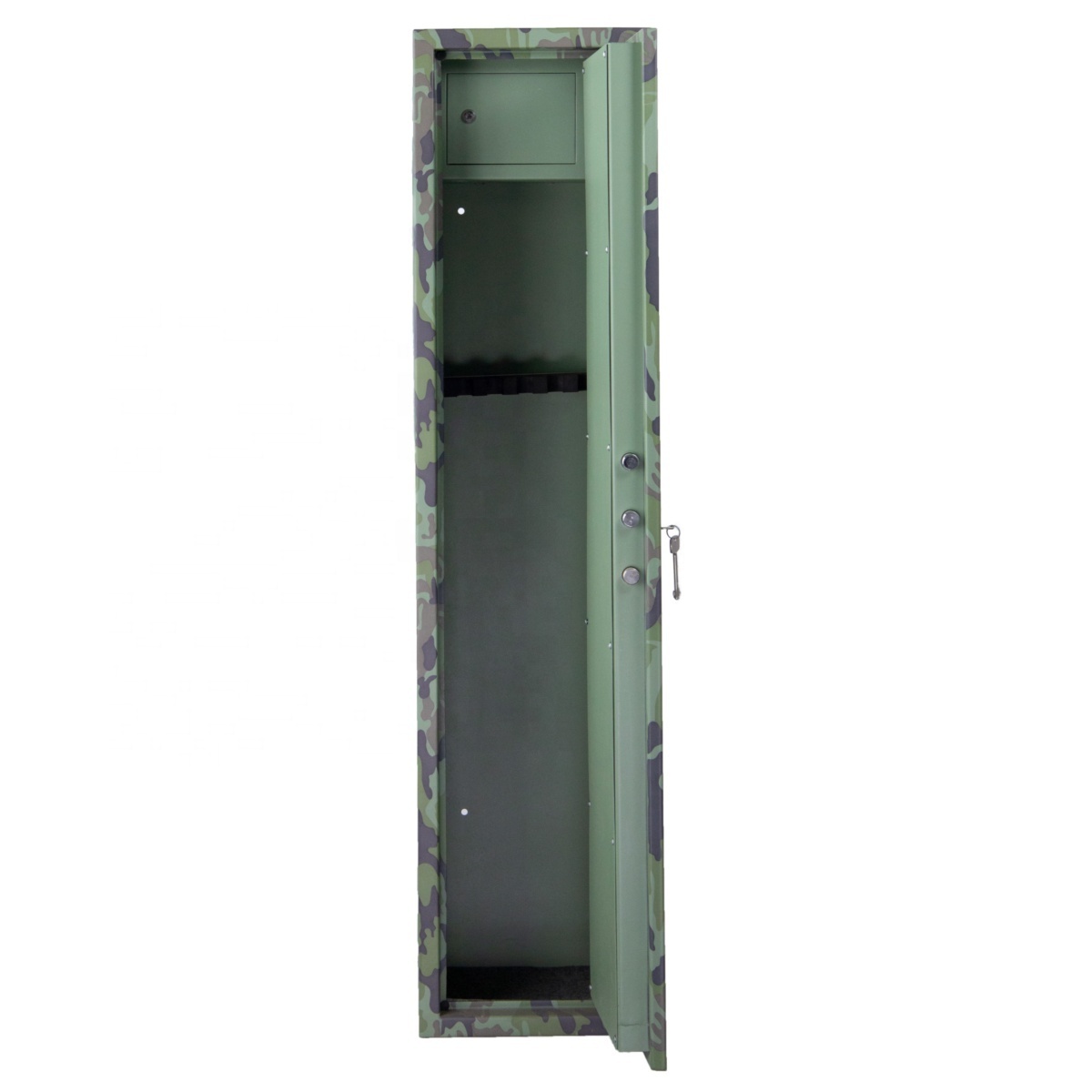 Whole sale Military color Lock Metal Customized Gun Safe cabinet  with Ammo Box