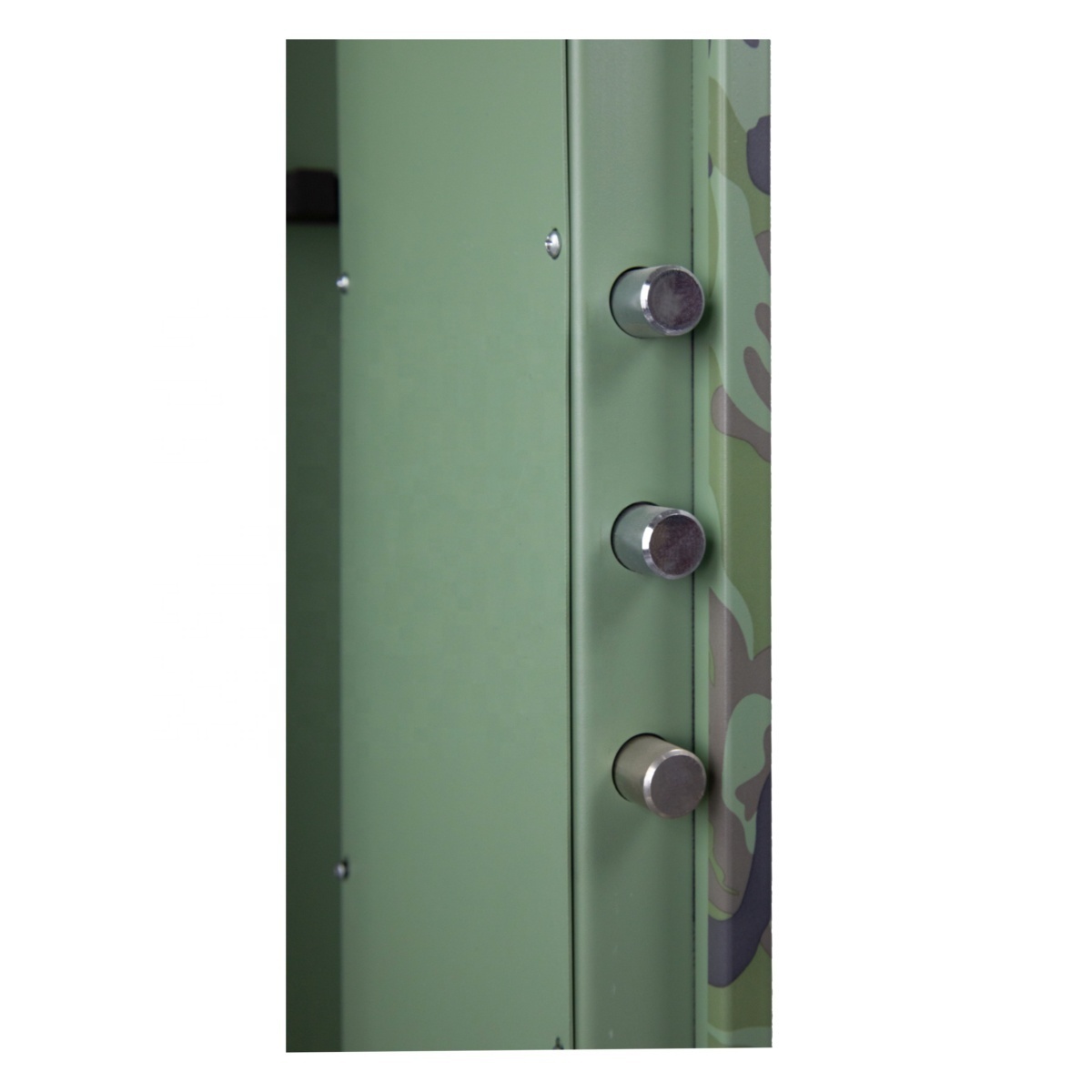 Whole sale Military color Lock Metal Customized Gun Safe cabinet  with Ammo Box