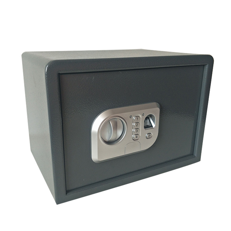 Hot safety smart metal electronic fingerprint remote control excellence safe lock box with key lock