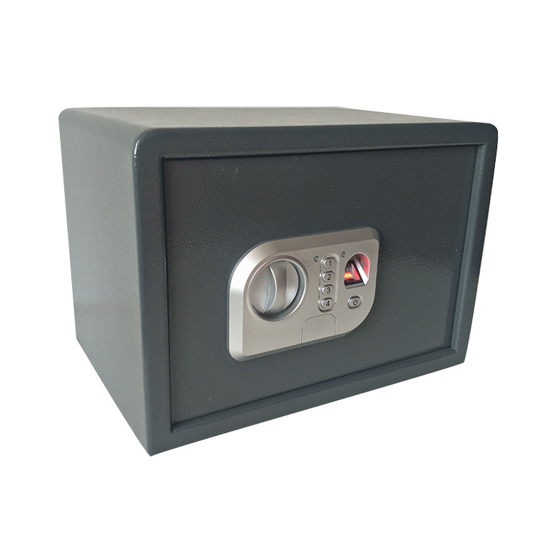 Hot safety smart metal electronic fingerprint remote control excellence safe lock box with key lock