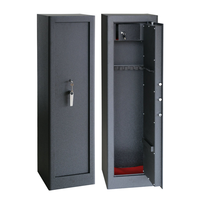 Made In China High Security Digital Cabinet Home Hidden Ammo Box Storage 5 guns Gun Safe Box