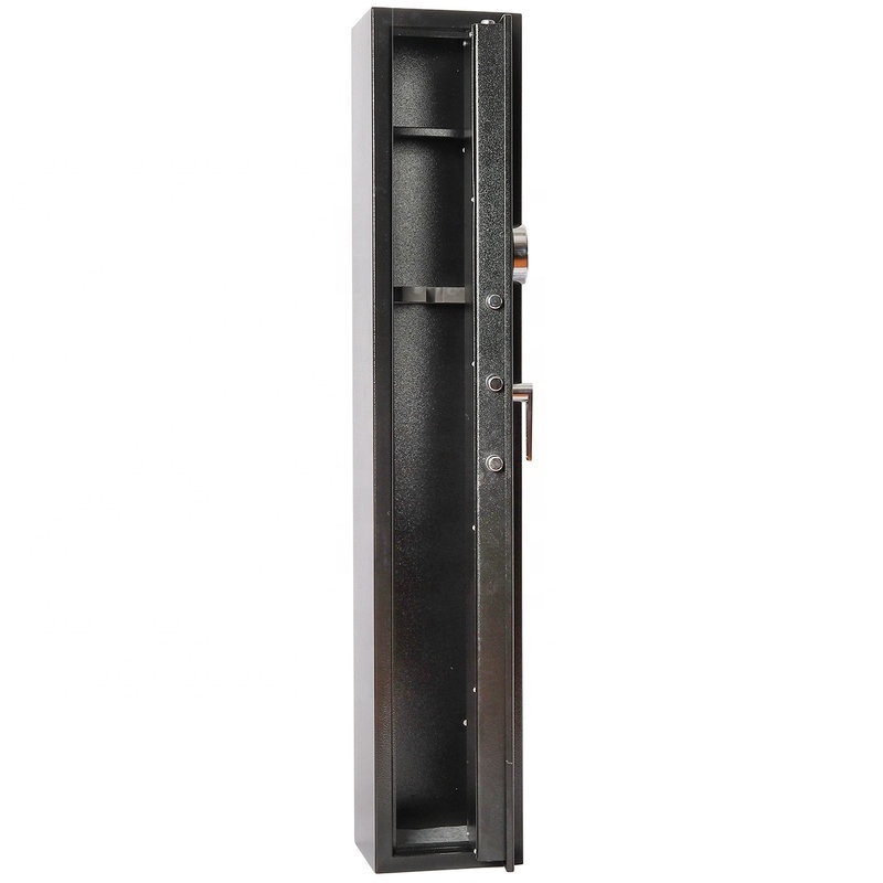 manufacturer wholesale custom big storage metal fingerprint biometric lock cabinet long large gun safe box for gun