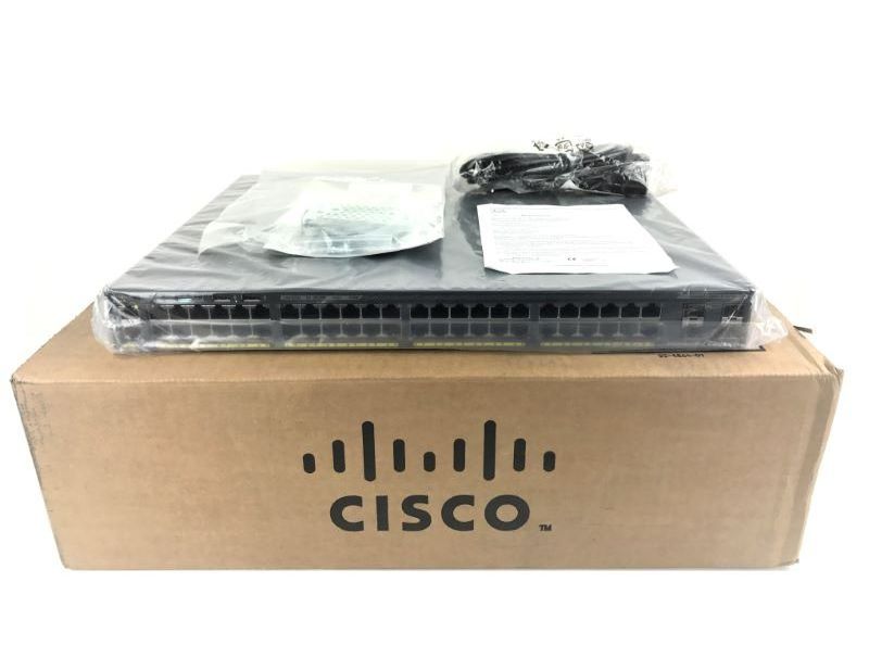 Brand New Gigabit PoE 2960 Switch  WS-C2960X-48FPS-L  48 Ports