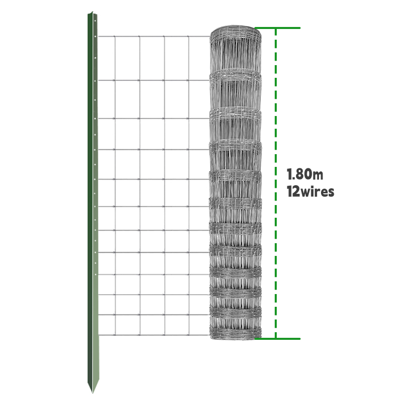 Veldspan High Tensile Galvanized Steel Wire Mesh Iron Frame Coated for Gate and Cattle for Security in Fields and Farms