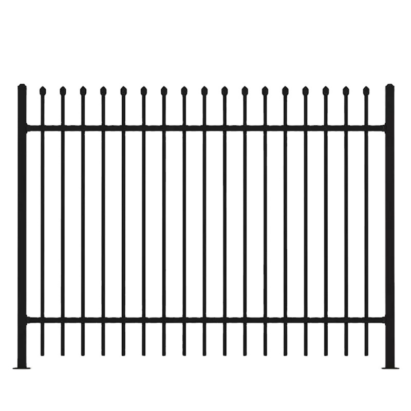 China factory Popular Design Decorative Wrought Iron Fence for Garden