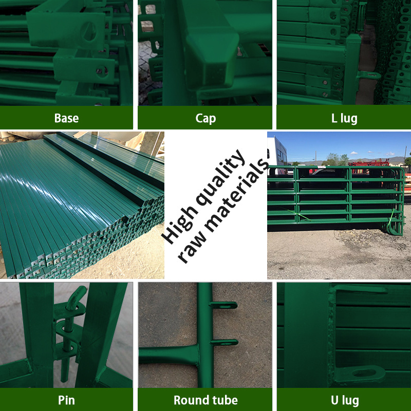 4 Rail Vinyl Building a Horse Rail Field Fence Horse Mesh Gate for Sale