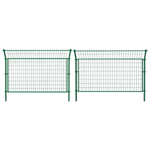 SRX 001 2*3M Steel Metal 3D Bending Curved Garden Farm Security Fence PVC Coated Welded Wire Mesh Panel for Highway Use