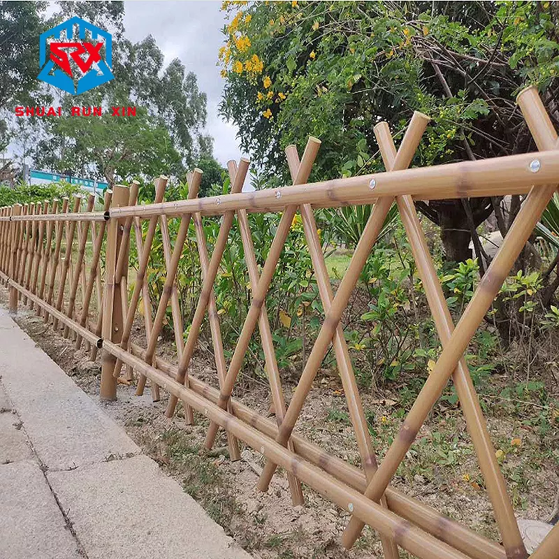 Stainless Steel Material Insert Garden Fence Bamboo Artificial Green Fence Of Garden Bed Edging Yard Border Edging