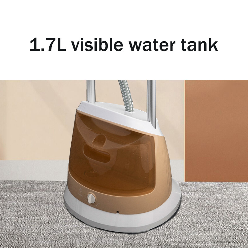 1800W Vertical handy clothes care garment facial steamer LED garment steam iron steamer