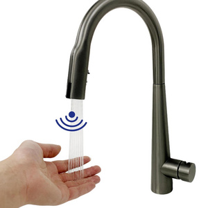 Modern Automatic Touchless Pull Down And Cold Water Mixer Kitchensensor faucets Tap