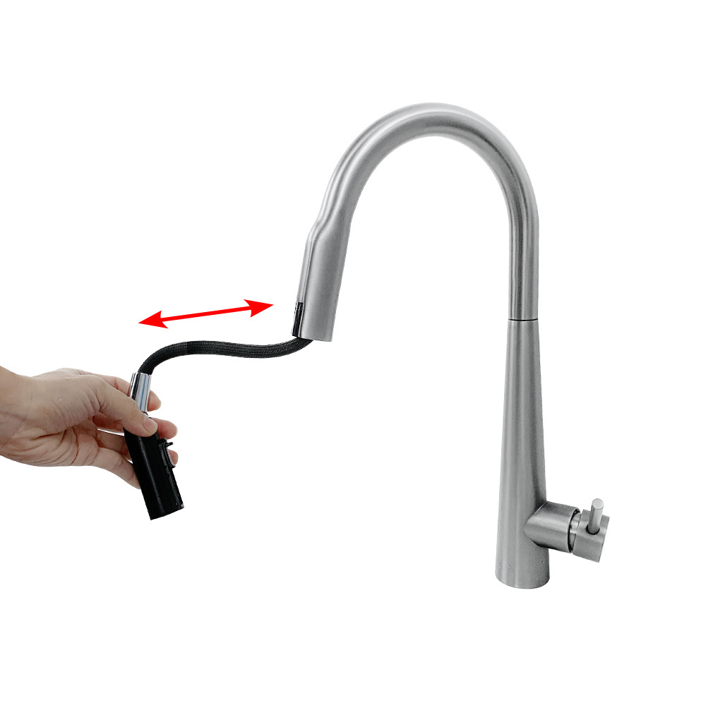 Personalized Luxury Design Smart Touch Pull Down Kitchen Water Faucets Sensor Faucet